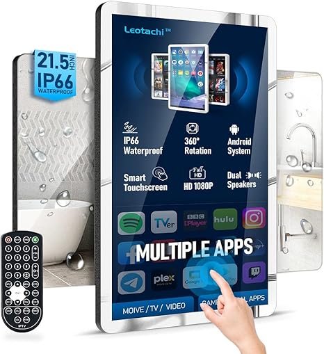 614LsYz-4-L._AC_SX466_ - Tech Reviews Best Smart Bathroom Mirror Android